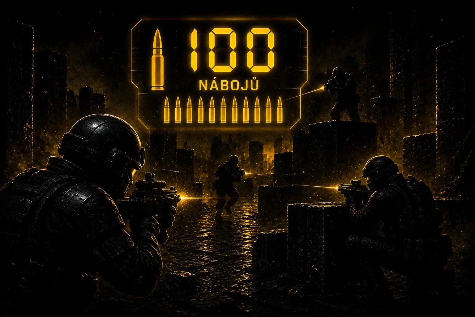 100 nábojů
